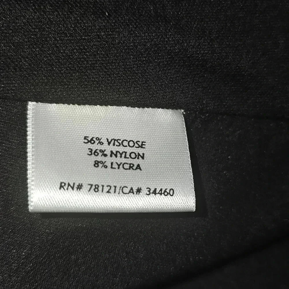 Eileen Fisher High Collared Open Viscoe Black Blazer, Pockets PP(DOUBLE PETITE) - Picture 10 of 11